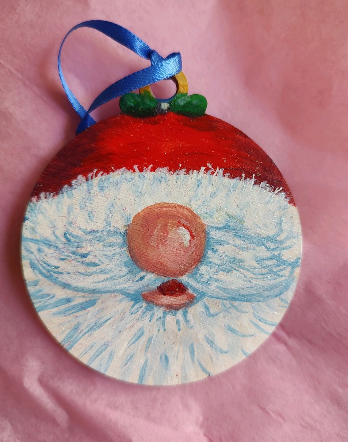 Customer photo review of Unfinished Wood Ornament Christmas Tree Shape - Craft - up to 36" DIY