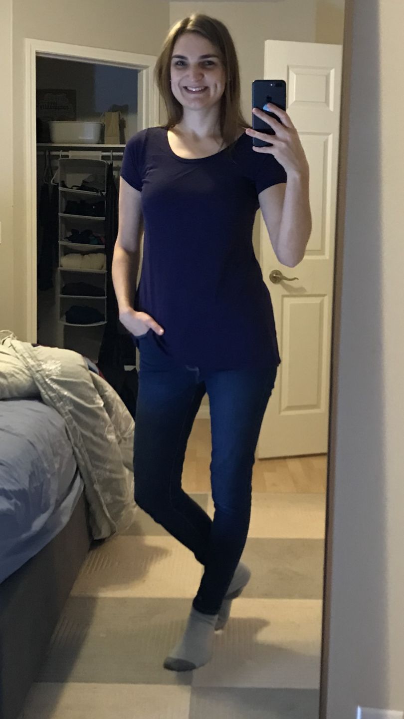 Customer photo review of *Freshly Baked* Scoop Tee
