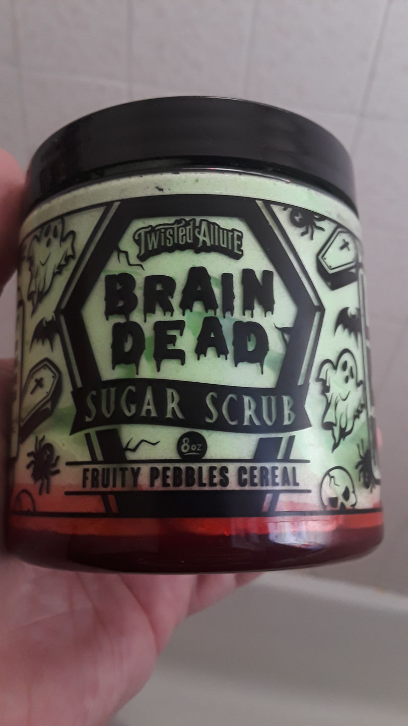 Customer photo review of Brain Dead  Sugar Scrub
