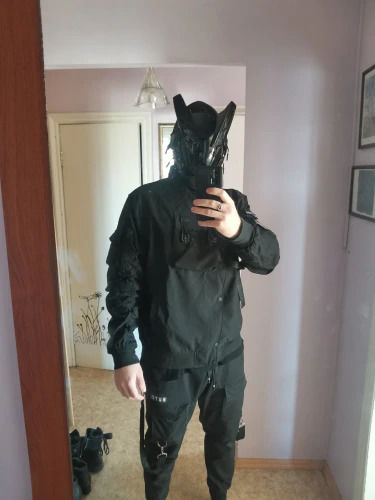 Customer photo review of Cyberpunk Mask Techwear