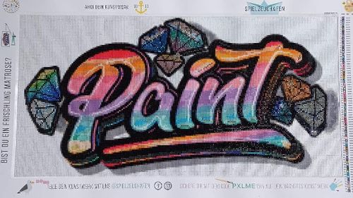 Customer photo review of Paint - Quadratisch/ Strass (eckig)/ Nachtleuchtend/ AB