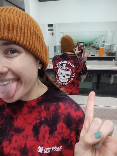 Customer photo review of Dead Inside Tee