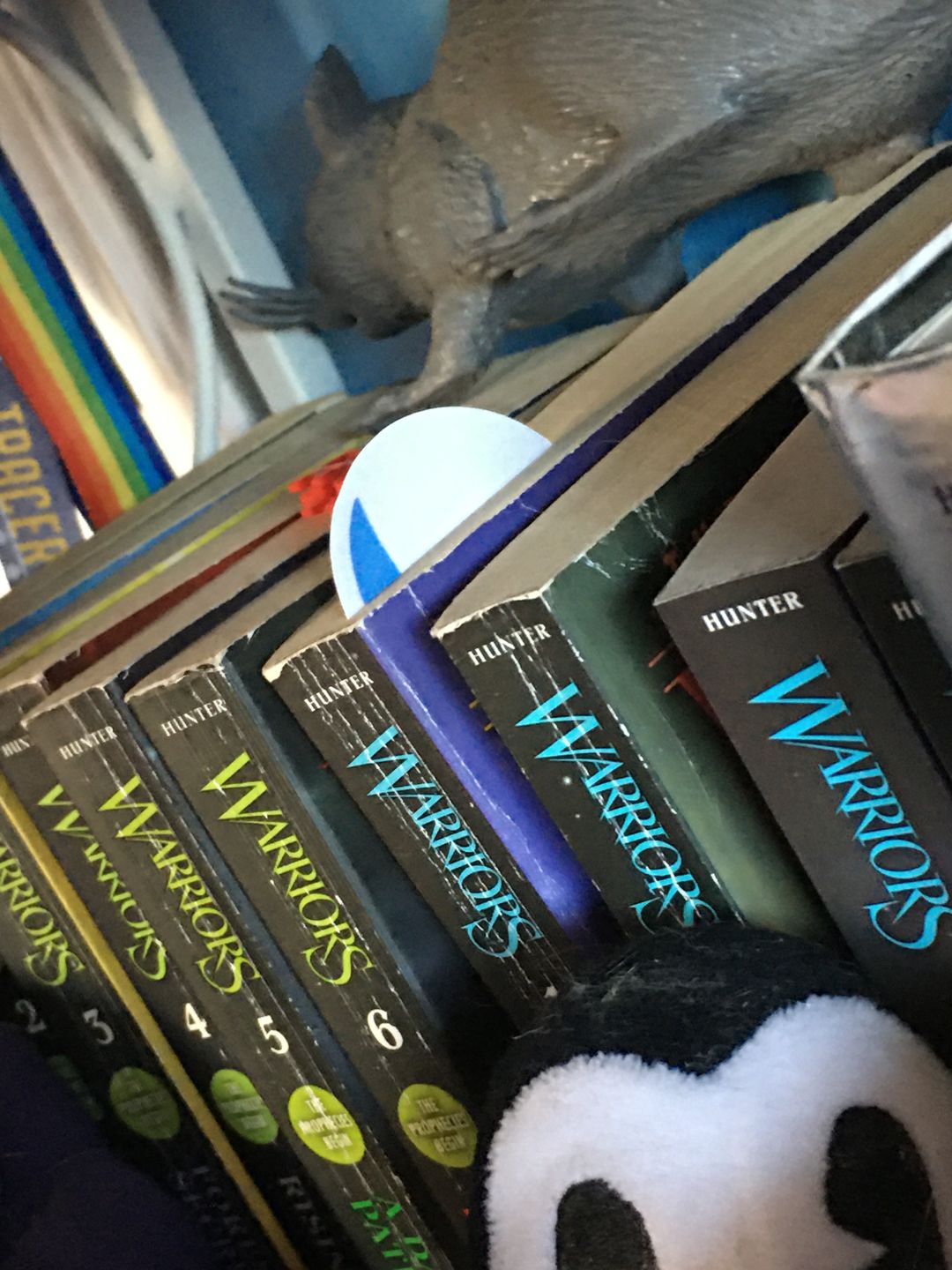 Customer photo review of Minimalistic Space People Bookmark