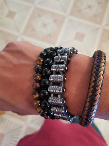 Customer photo review of Retro Techwear Bracelet