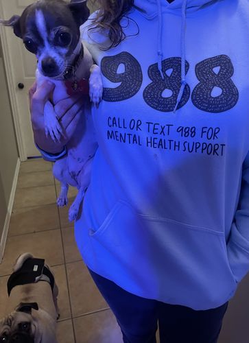 Customer photo review of 988 (Call or Text 988 For Mental Health Support)