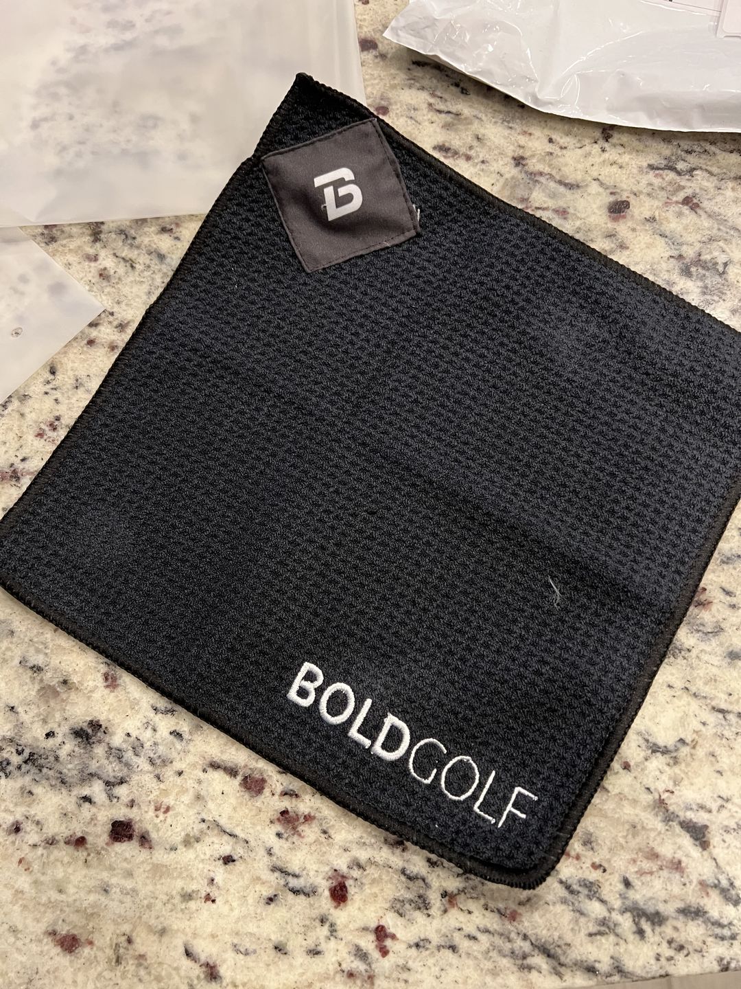 Customer photo review of The Bundle - Two-Tone Magnetic Golf Towel System