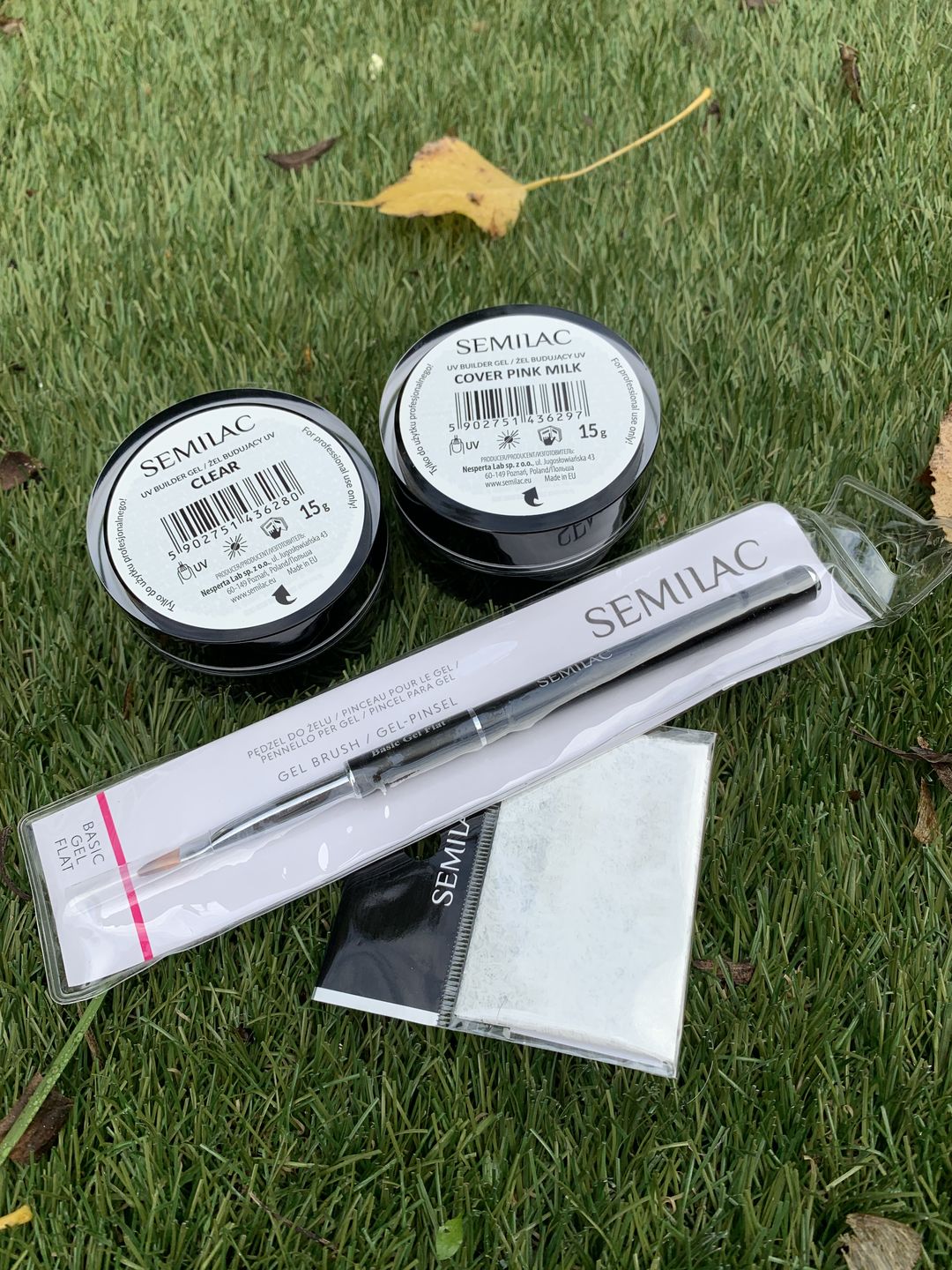 Customer photo review of Semilac Gel Brush Basic Gel Flat