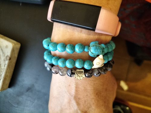 Customer photo review of "Turtle" tracking bracelet
