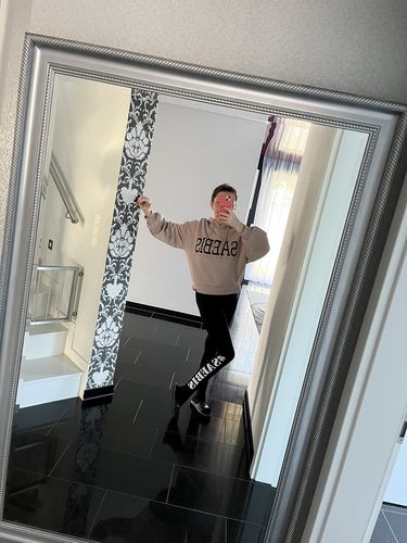 Customer photo review of Lifestyle Damen Cropped Hoodie rose aus Bio-Baumwolle by SAEBIS®