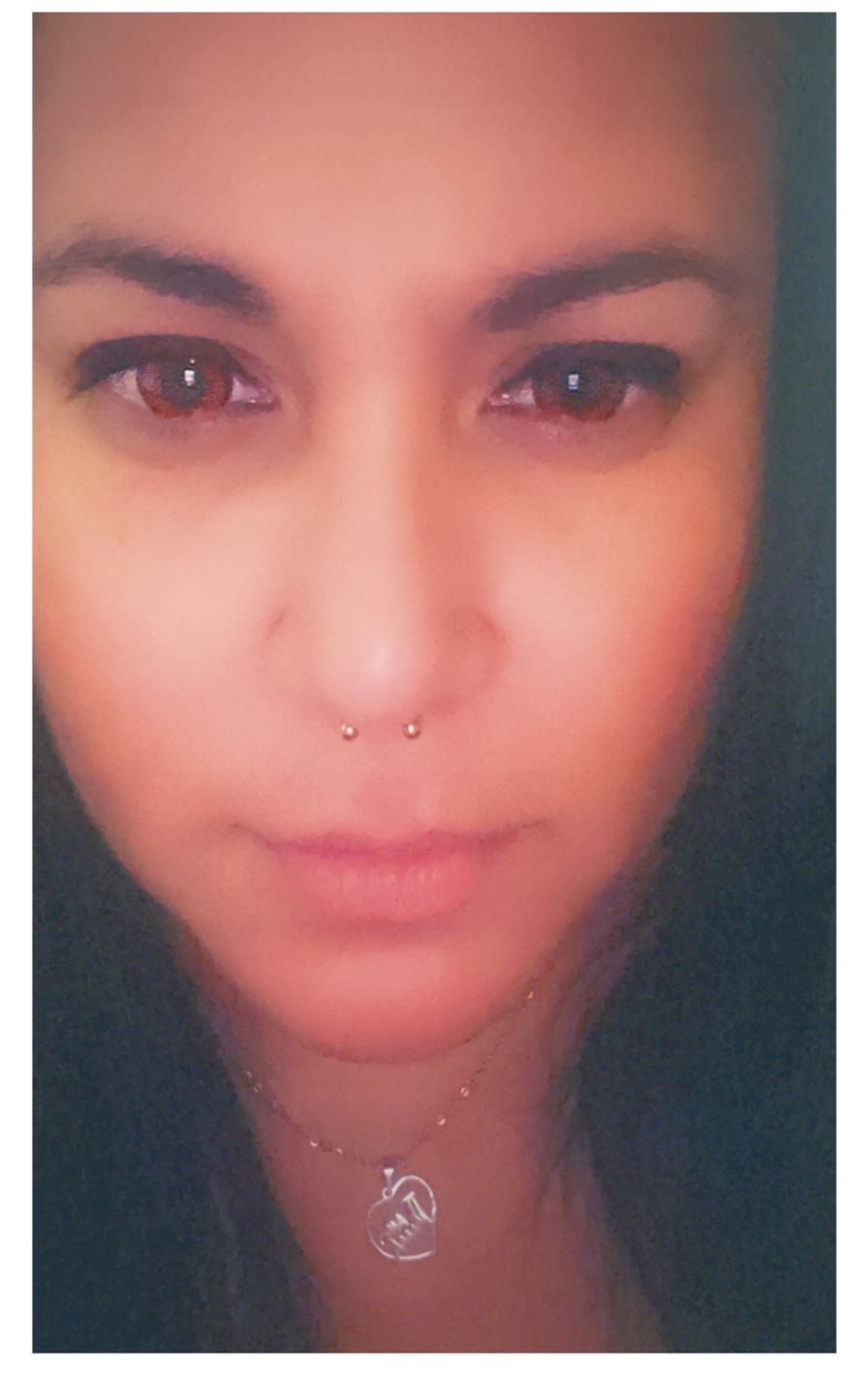 Customer photo review of Cosplay ICE Red Prescription Colored Contact Lenses