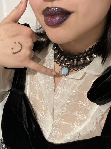 Customer photo review of Black Hole Sun Choker