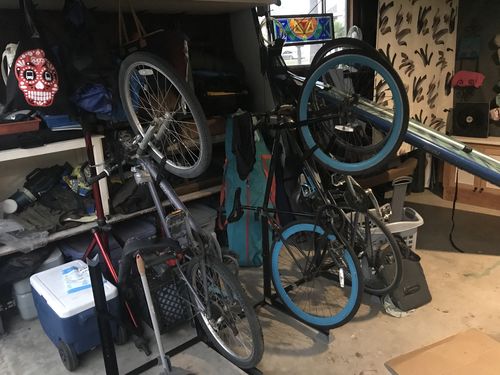 Customer photo review of 3 Bike Nook Units + 1 FREE Bike Nook + 3 FREE Connectors (N)