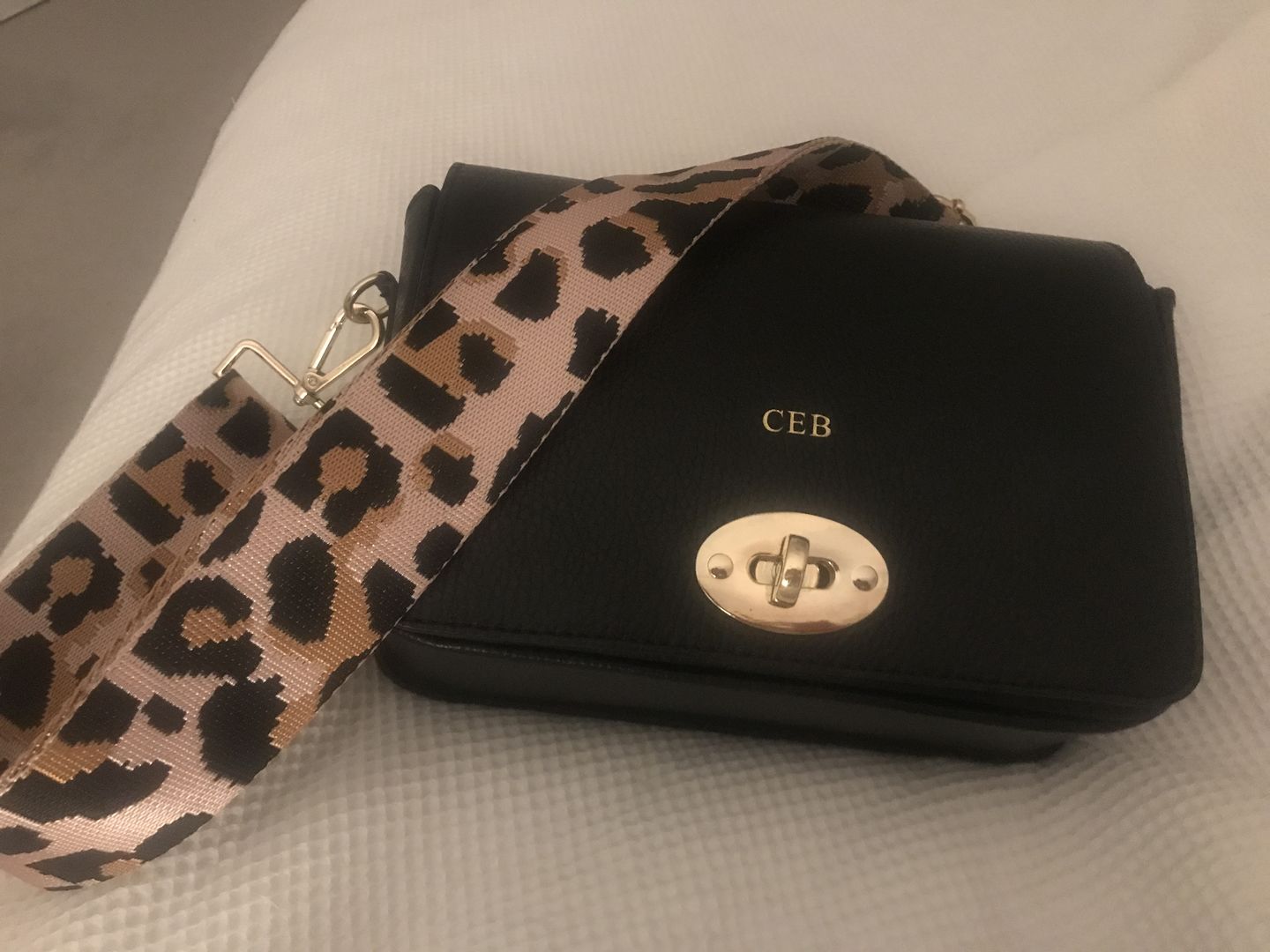 Customer photo review of Leather Lady Cross Body Bag