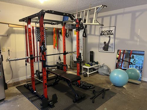 Customer photo review of Major Fitness PLM03 All-In-One Home Gym Power Rack