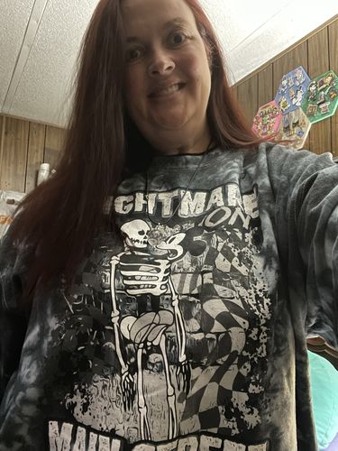 Customer photo review of Nightmare on Main Street Pullover (Limited Edition)