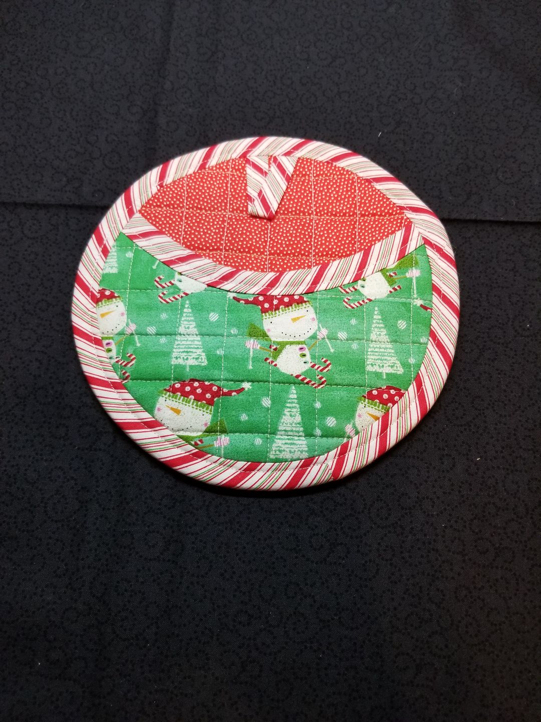 Customer photo review of Quilted Potholder Parade Sewing Pattern with Holiday Version | Digital PDF