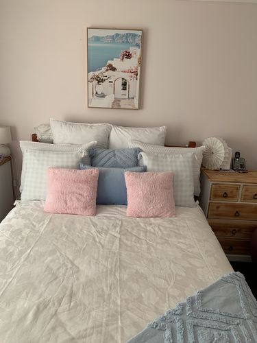 Customer photo review of Santorini Days | Framed Canvas