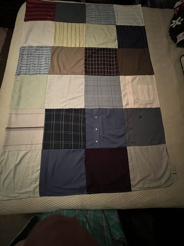 T-shirt quilt by Judy from AL