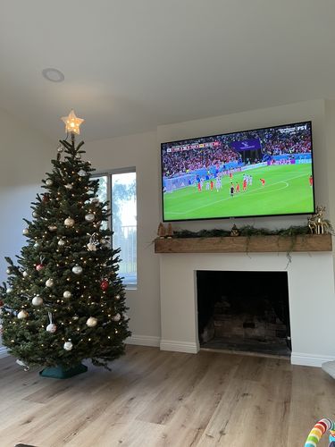 Customer photo review of Rustic Mantels
