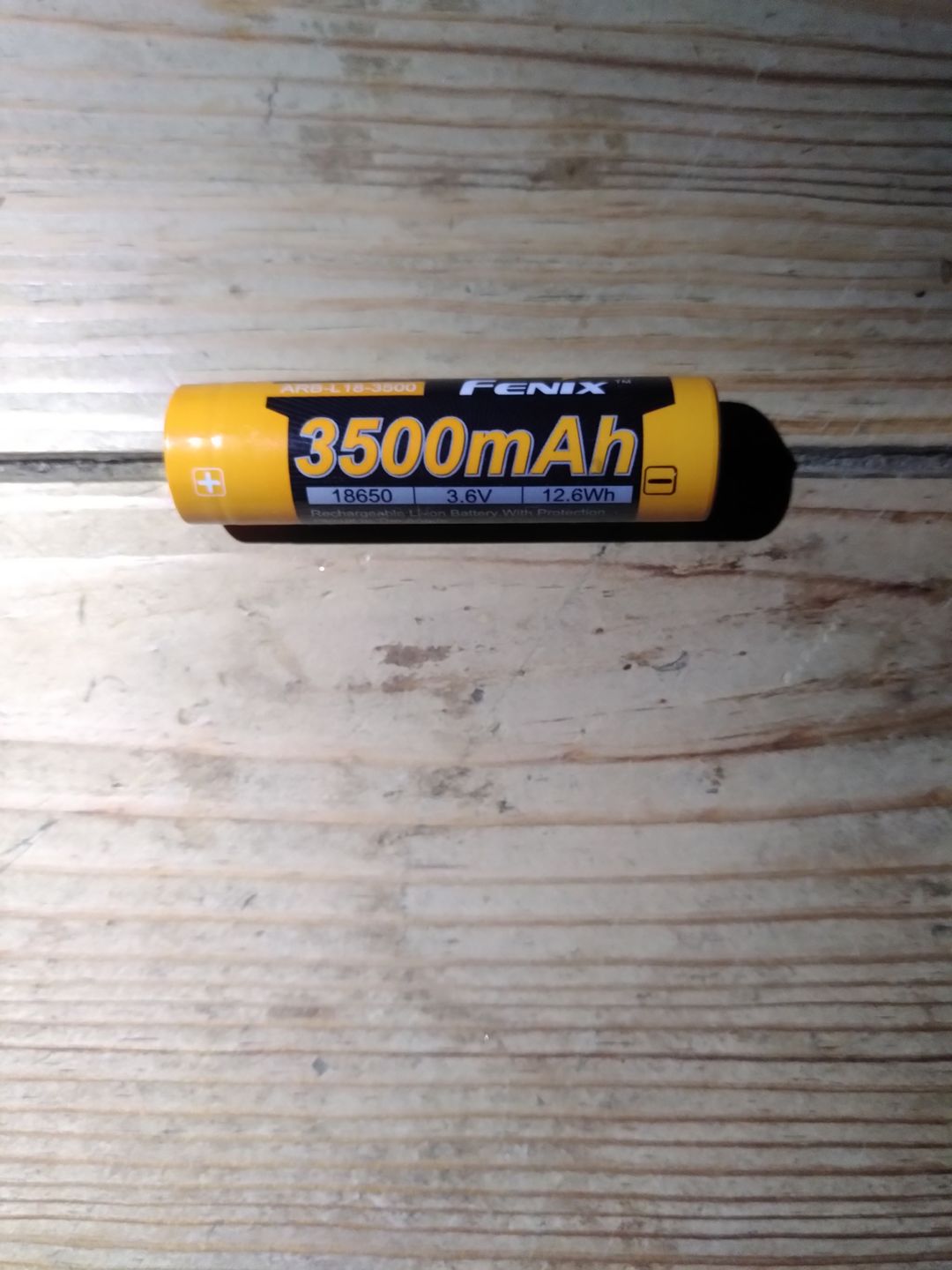 Customer photo review of Fenix ARBL18-3500 - Batterie 3.6V - 3500 mAh