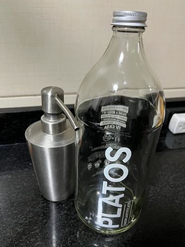 Customer photo review of Jabón para lavar PLATOS con olor