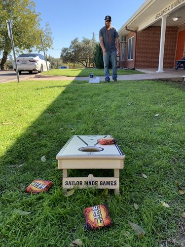 Customer photo review of Mini Cornhole Bags - Set of 8