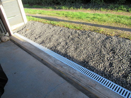 Customer photo review of Clark Drain CD425 Drainage Channel A15 1m Length - Galvanised