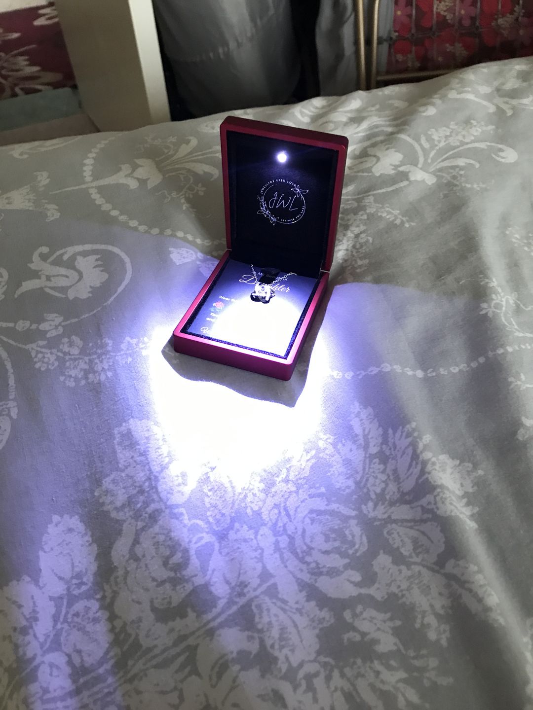 Customer photo review of Stand Tall Necklace - From Dad - DT11