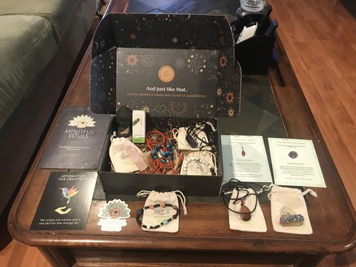 Customer photo review of Mindful Subscription Box