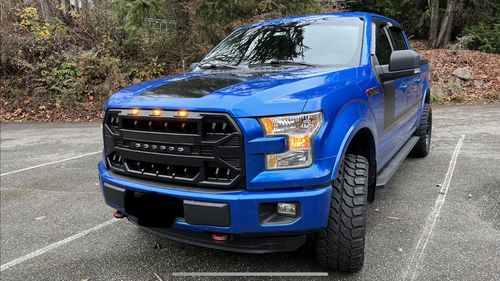 Customer photo review of Armor Grille w/Off-Road Lights- Matte Black for 2015-2017 Ford F150 | In stock on Jan 15