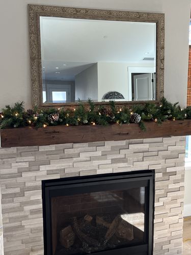 Customer photo review of Distressed Mantels