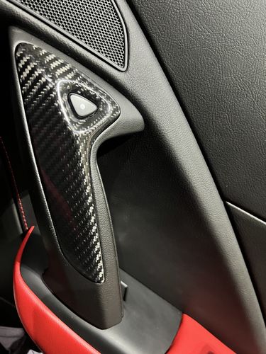 Customer photo review of 4pcs Carbon Fiber Door Handle Cover | C7 Corvette Stingray/Z06/Grand Sport 2014-2019