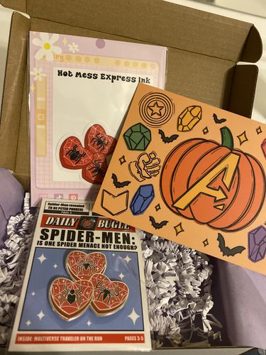 Customer photo review of I Love You Guys Pin