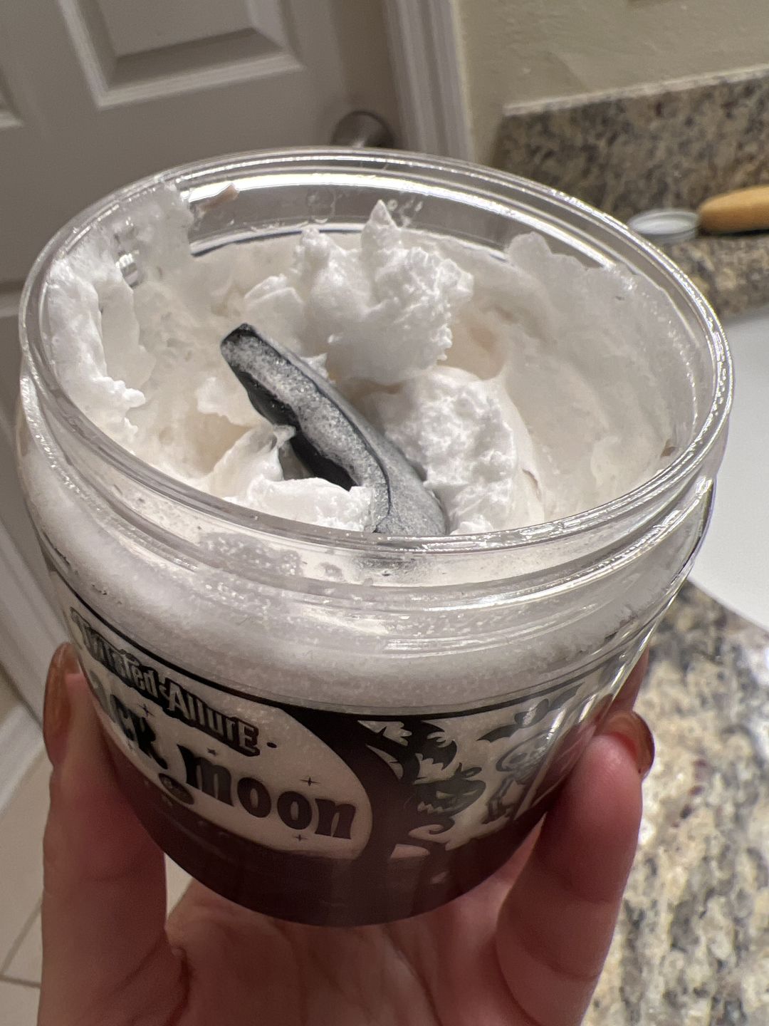 Customer photo review of Black Moon Sugar Scrub