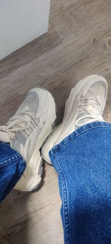 Customer photo review of High Top Lace Up Womens Sneakers