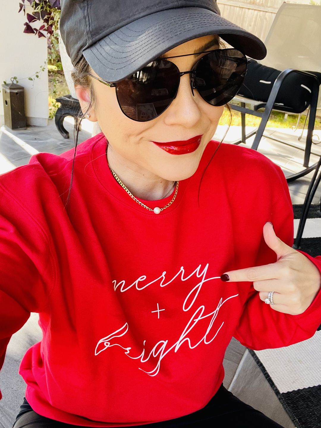 Customer photo review of Merry And Bright White Script