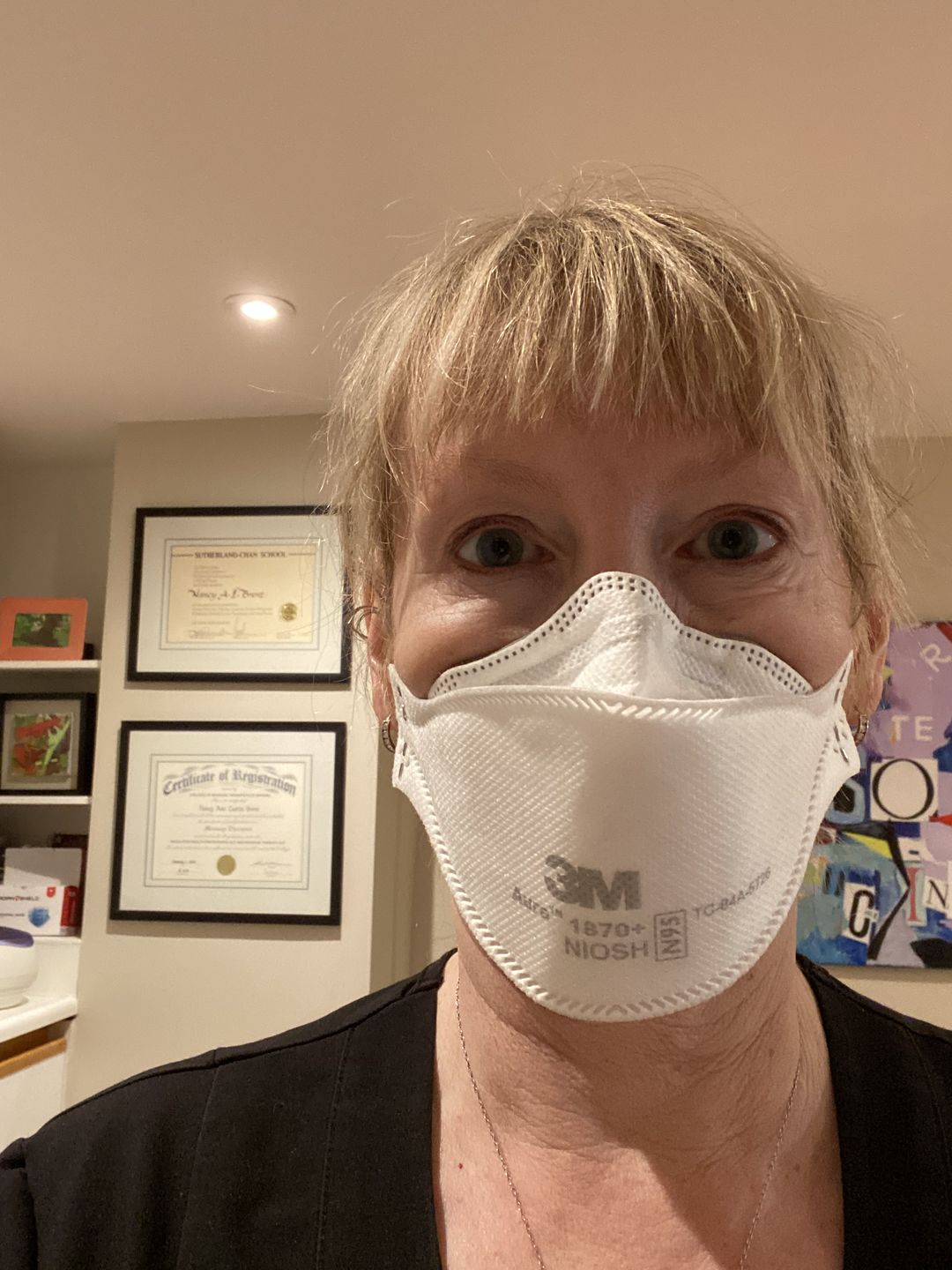 Customer photo review of 3M N95 Aura™ Respirator and Surgical Mask 1870+ Made in Canada