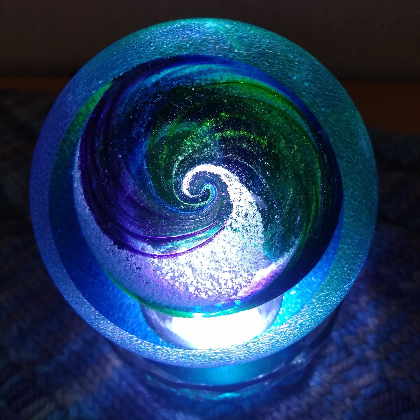 Customer photo review of Lucite Light Stand - White Light