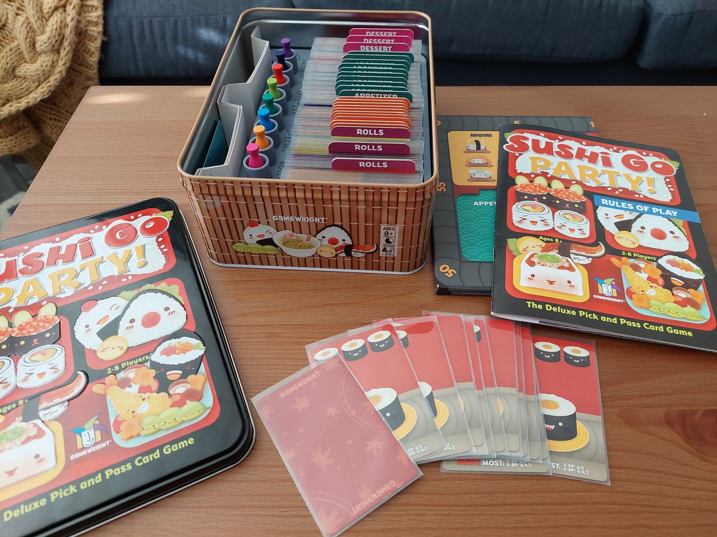 Customer photo review of Clear Matte Standard American Card Sleeves