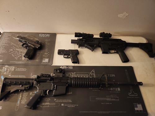 Customer photo review of AR-15 Instructional Rifle Mat