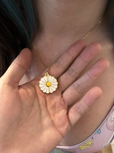 Customer photo review of Adopt a Queen - "Sunshine" Necklace
