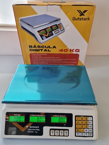 Customer photo review of Báscula Comercial Digital 40kg 110v/220v