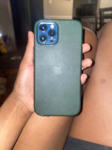 Customer photo review of iPhone Leather Case with MagSafe