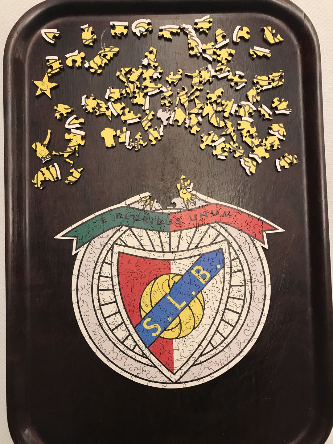 Customer photo review of SL Benfica® Logo - Official Wooden Puzzle