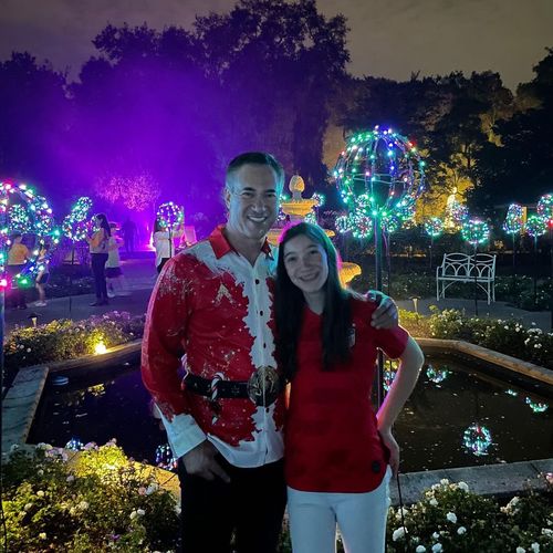 Customer photo review of Men's Christmas Print Regular Fit Long Sleeve Shirt