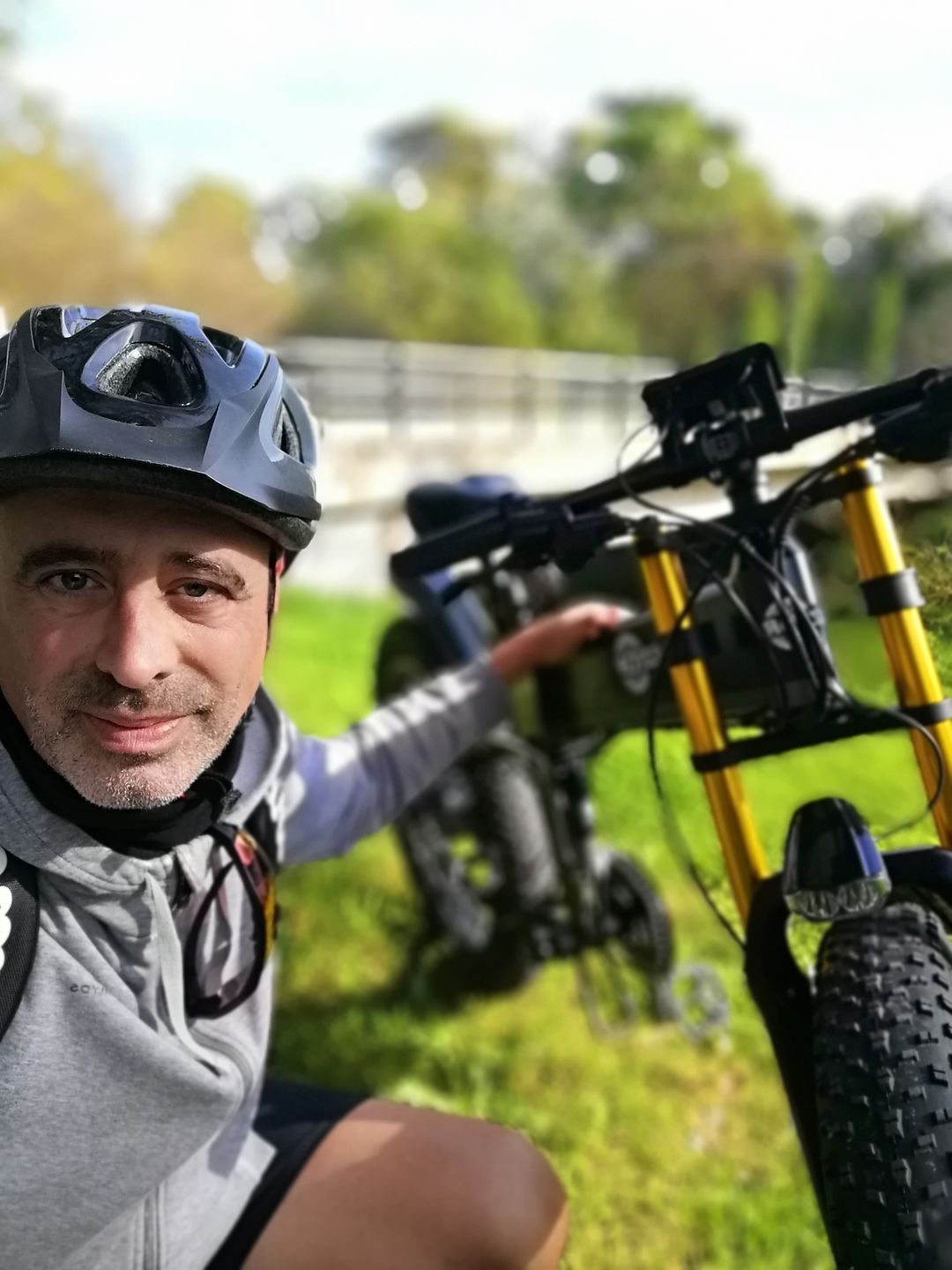 Customer photo review of Bezior X Plus Electric Mountain Folding Bike