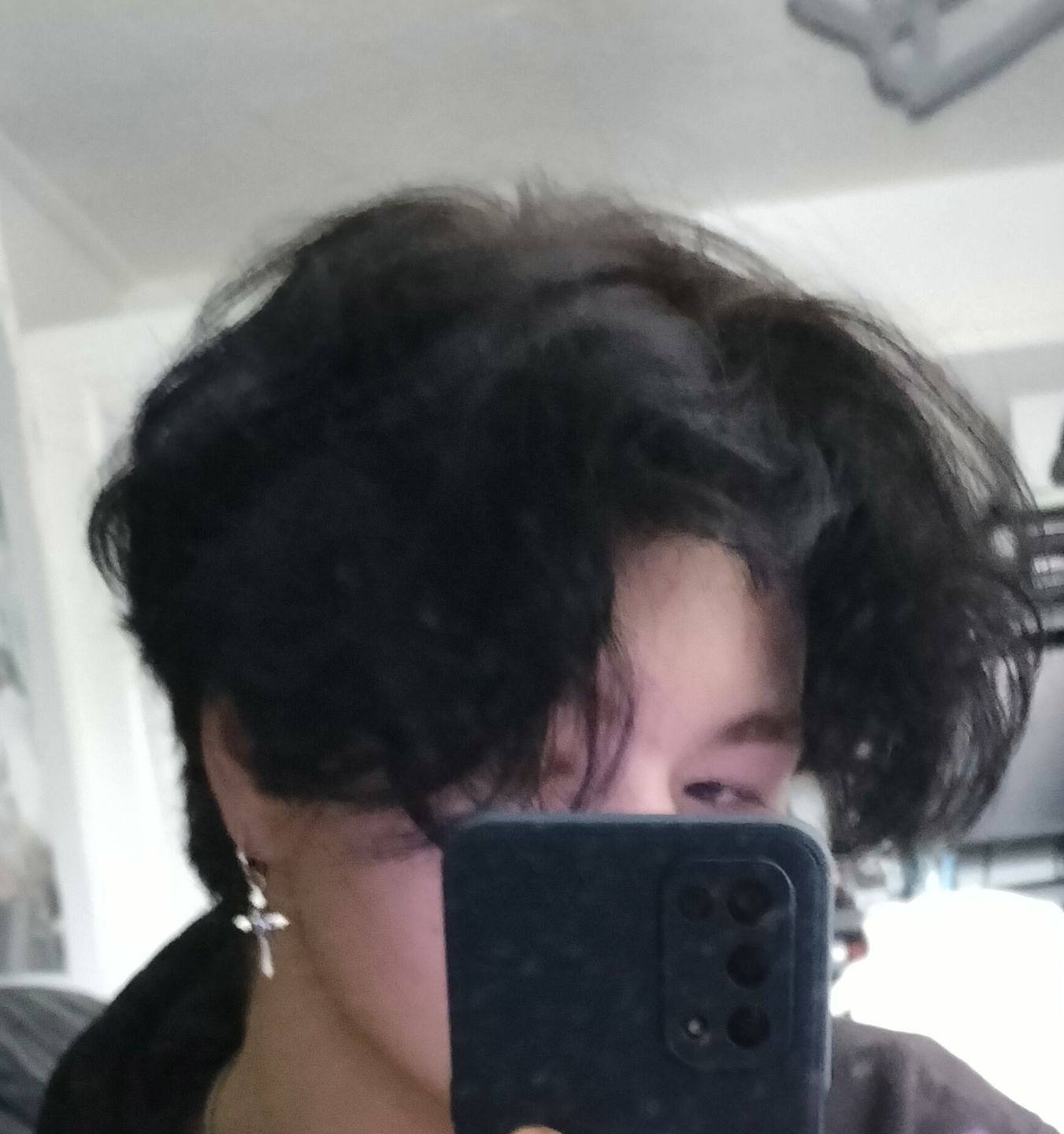 Customer photo review of DOWN YOUR THROAT EARRING