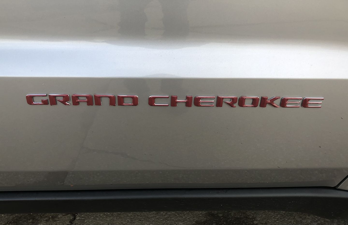 Customer photo review of Jeep Emblem Overlay Decals – Solid Colors | Fits Grand Cherokee, Grand Cherokee L