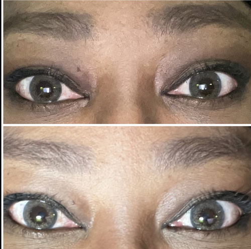 Customer photo review of Kilala Tipsy Blue-Brown | Daily, 10 pcs