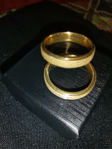 Customer photo review of Killarney Wedding Rings
